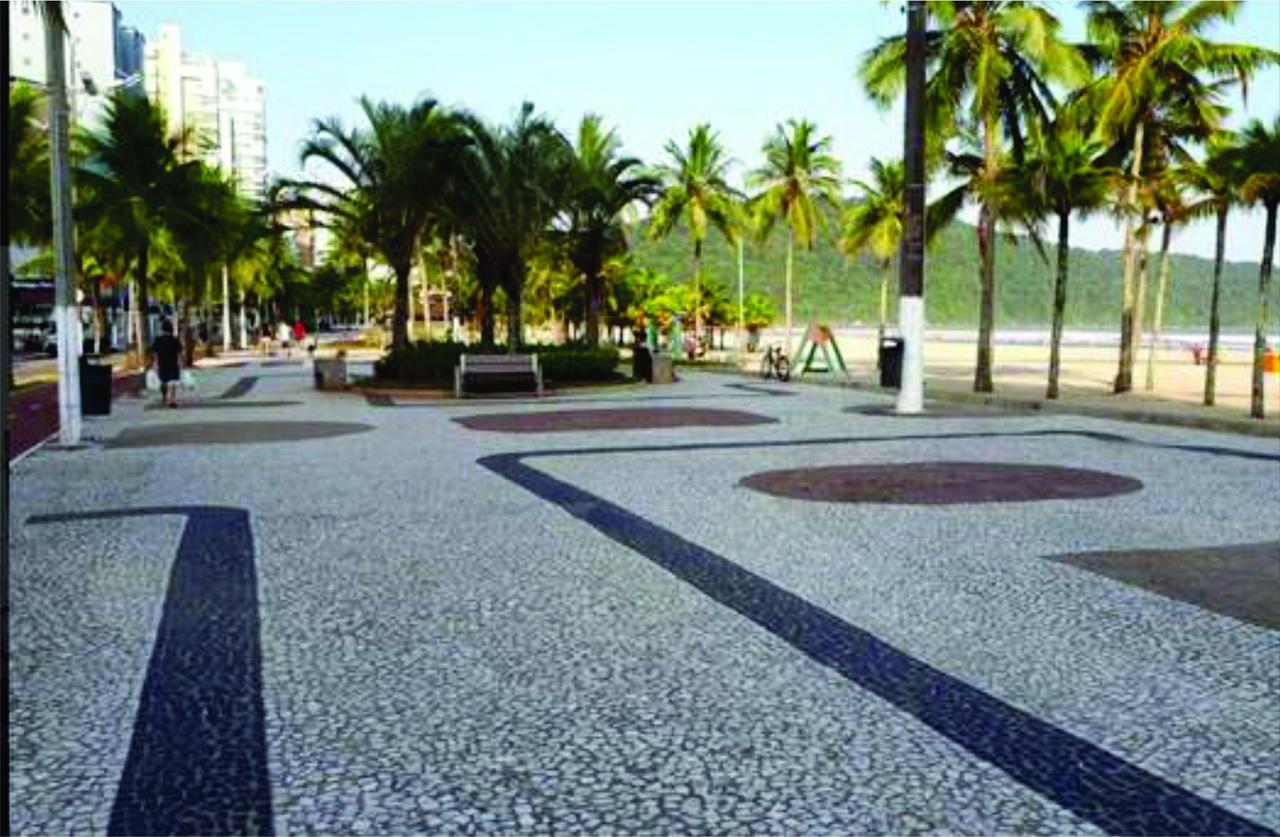KIT MOBILIADO DE FRENTE PARA O MAR - Sem garagem Praia Grande  Bagian luar foto